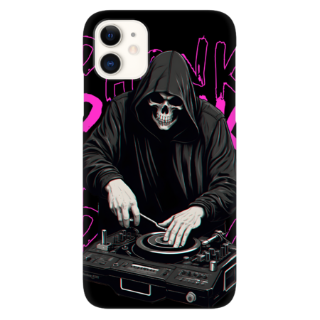DJ skeleton Phonk aesthetic by Otaizart