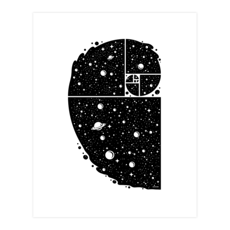 Fibonacci Spiral Space by LM2Kone