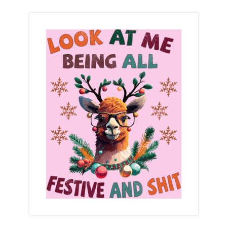 Look at me being all festive and shit - Lama