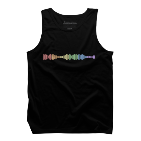 Pastel Music Waves Pride Subtle LGBT Rainbow Rights by Infiniteloup