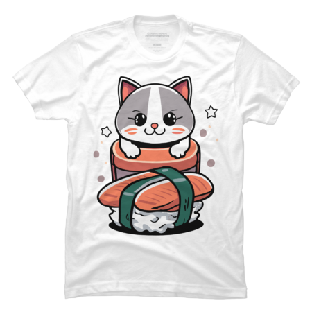 Cat Love Sushi by LittleShirt