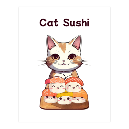 Cat Sushi by Liwentig