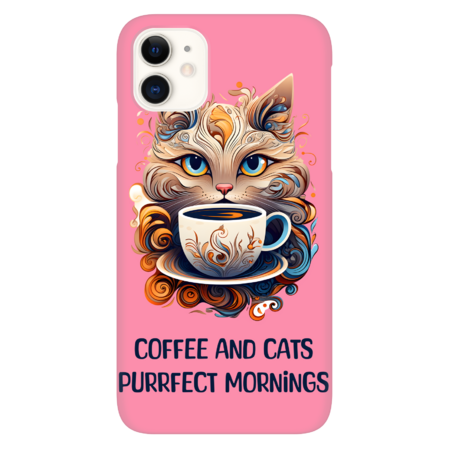 Coffee And Cats Purrfect Mornings by Liwentig
