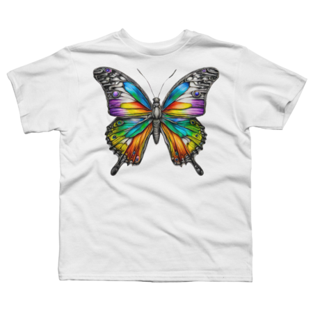 Multicolored butterfly by Studio468