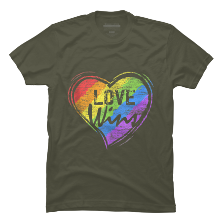 Love Wins Heart Pride Month LGBT by graphicbnp