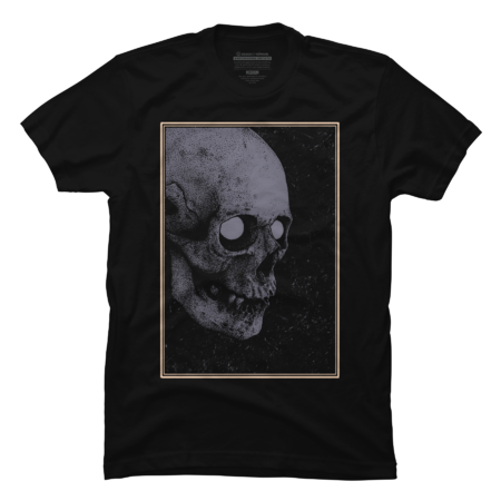 Vintage Skull - Human Skull Realistic Drawing Illustration by Storious