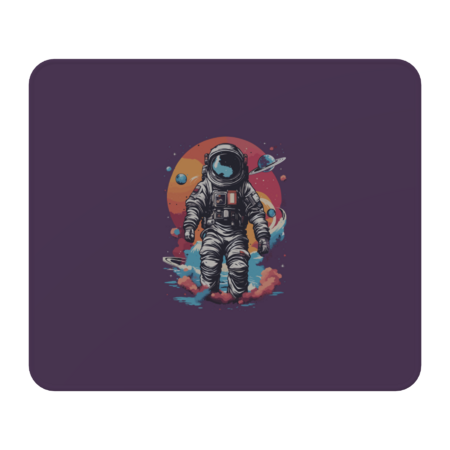 Cool astronaut in space by yargic