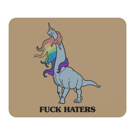 Fuck Haters - Dinocorn by alaskanime
