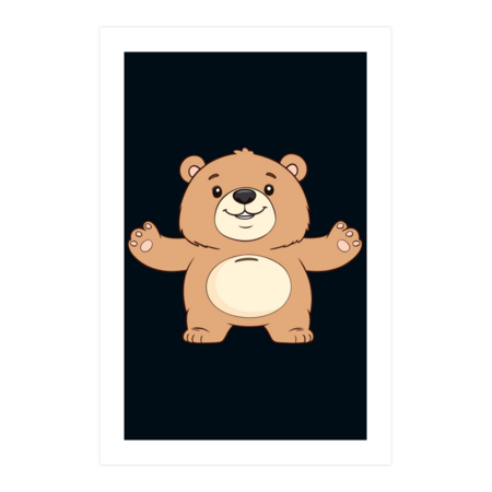 Bear wants hugs by Printodelo