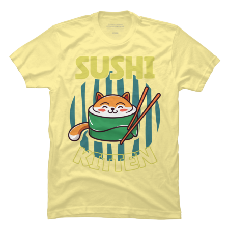 Cat Eating Sushi by LittleShirt