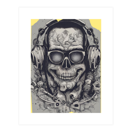 SkullGroove Beats Undead Headphones Metal by SayItWithYours