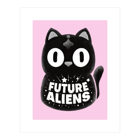 Cat Future Aliens by MuloPops