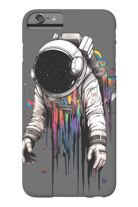 astronaut paint by alchemydesign