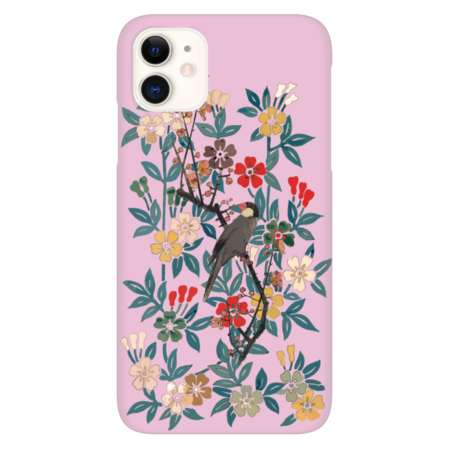Java Sparrow and Flowers from Japan by ERIZEN