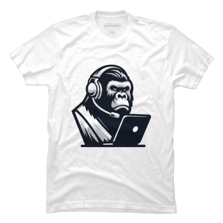 Groovy Gorilla: Tech-Savvy Ape by LovelyAnimals