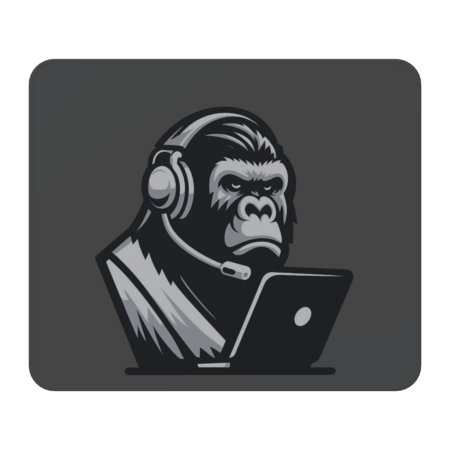 Groovy Gorilla: Tech-Savvy Ape by LovelyAnimals