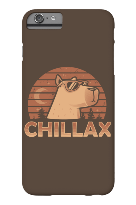 Chilax Capybara - Relax and Chill by eriondesigns