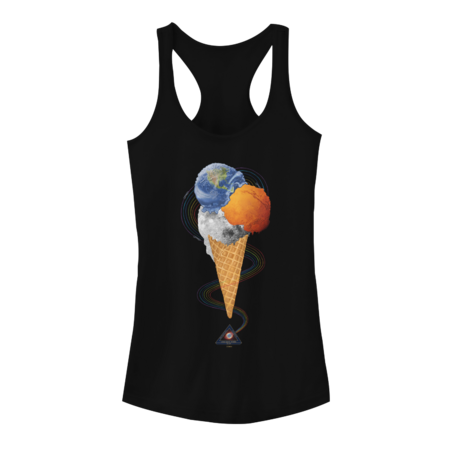 Scream for Ice ice cream Mars Earth Moon Space by Ruta