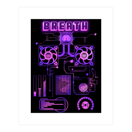Breath Circuit cyberpunk neon by Kowhai