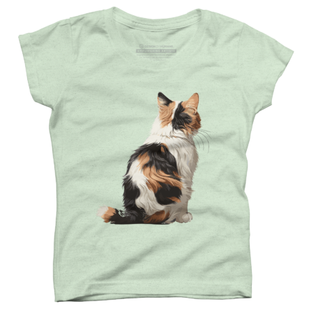 calico cat cute illustration by Thevintagebiker