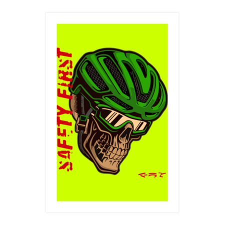 Cyclist's Skull Helmet by Johnroy17