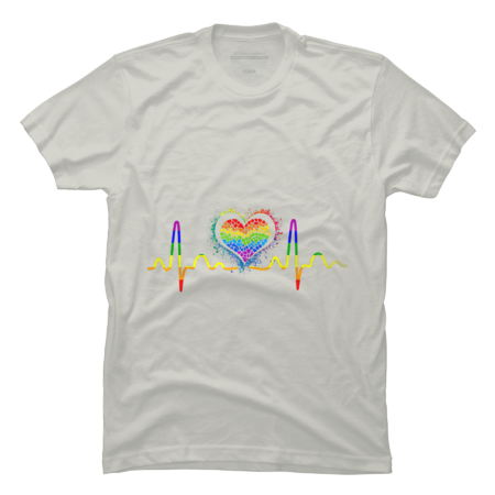 Lovely LGBT Gay Pride Heartbeat Lesbian Gays Love by maie2