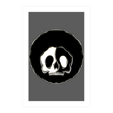 Afro Skull by yosemeliala