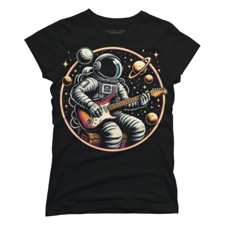 Spaceman Playing Guitar by AtlasNasStore