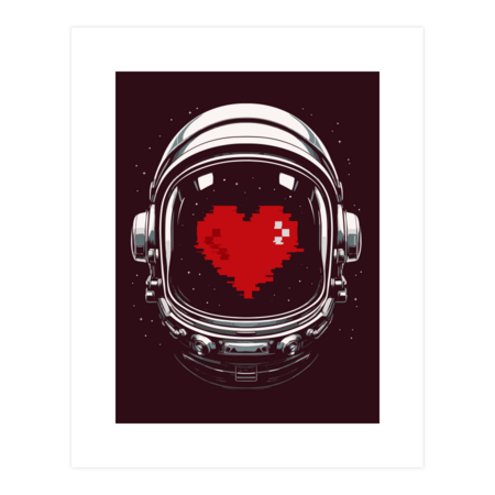 Astronaut Love Space by LM2Kone