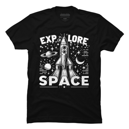 Explore Space Moon Astronaut by brahimtarga