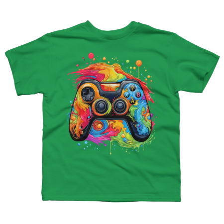 Gaming Controller Gamer Video Game Colorful by Kayochine