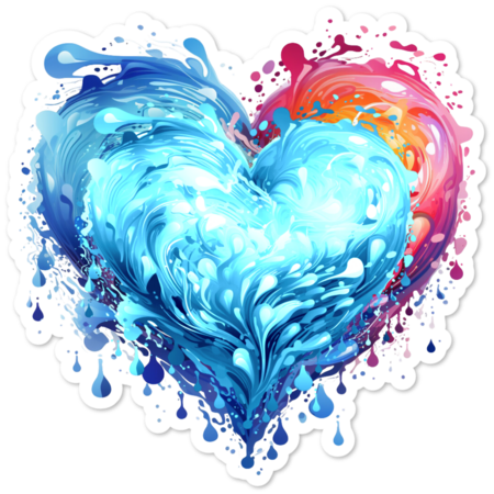 A Twin Flames heart design by Esthereradesigns