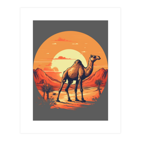 The camel is the king of the desert by MohamedKhalid
