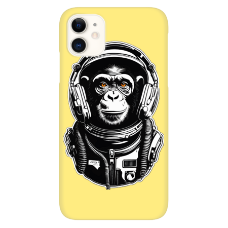 Monkey Astronaut Space Cosmonaut Animal lover by yargic