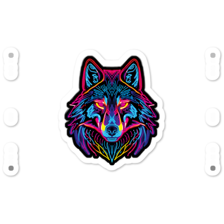 Neon Wolf by RCMCreations