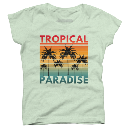 Tropical Paradise Sunset by designbyrose