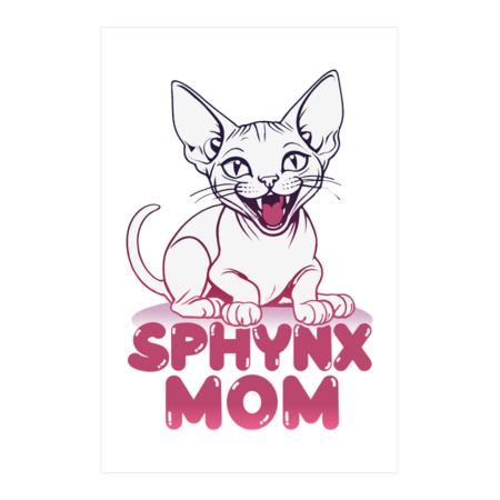 Sphynx Mom by isshonigoods