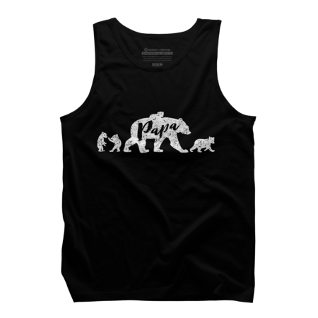 Papa Bear T-Shirt with Four Cubs by Artisticreative