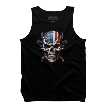 American skull design by neokim