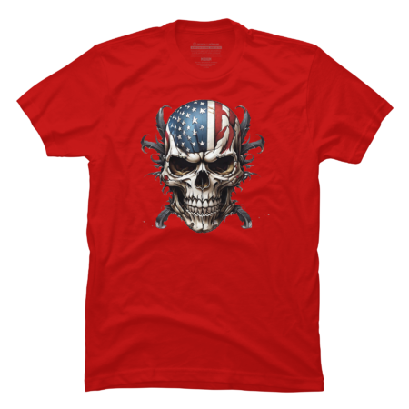 American skull design by neokim