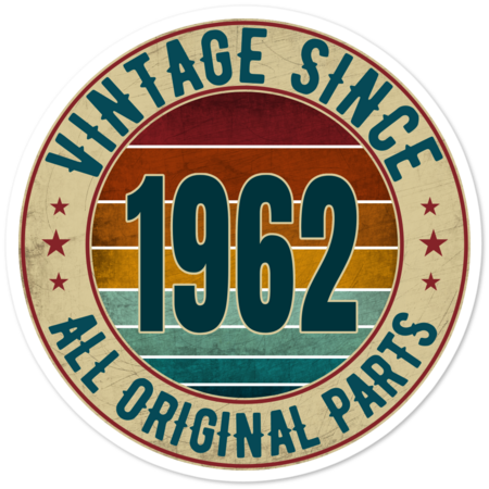 Vintage Since 1962 All Original Parts by designbyrose