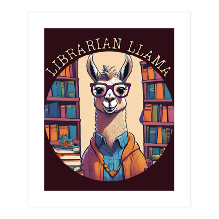 Literary Llama: Unleash Your Inner Bookworm by Artistylio