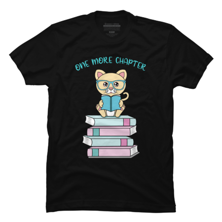 One chapter more, cute cat reading by DIVERGENTMIND