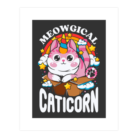 Cute Meowgical Caticorn by LM2Kone