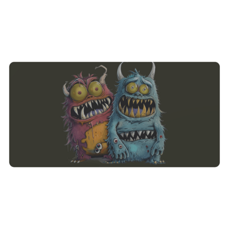 Chimerical Chums: The Duo of Diverse Monsters by NIKAOKTOBER