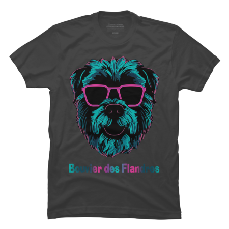 Bouvier des Flandres Love in Vibrant Colors by RamyHefny