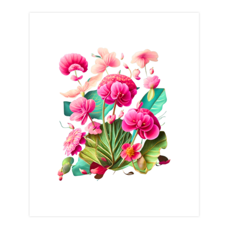 Flowery design-5, Begonia flower! by Kifayat