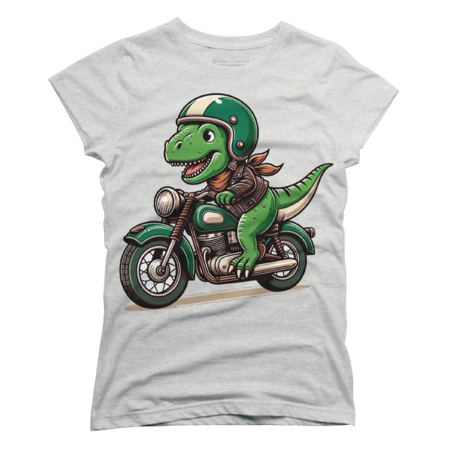 Jurassic Journey Dinosaur Riding Motorcycle by AlexaGoodies