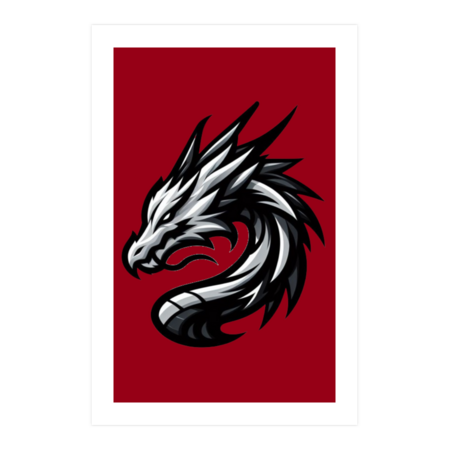 Majestic Dragon Emblem by CharismaenigmaArt
