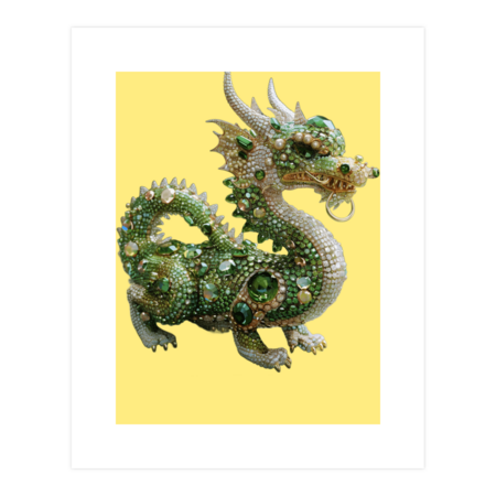 Emerald Majesty: The Jeweled Dragon by NIKAOKTOBER